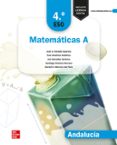 Portada de Matemáticas A 4.º ESO. Andalucía