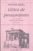 LIRICA DEL PENSAMIENTO: UNA ANTOLOGIA di SCHILLER, FRIEDRICH VON 