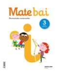 Portada de MATE BAI PENTSATZEKO MATEMATIKA 3 LEH
