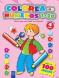 COLOREA CON NUMEROS 1-20 ROSA de YOYO 