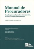 MANUAL DE PROCURADORES de ALVAREZ-BUILLA BALLESTEROS, MANUEL 