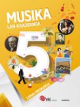 Portada de EKI LH 5. Musika 5. Lan-koadernoa