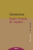 SANTO TOMAS DE AQUINO de CHESTERTON, G.K. 