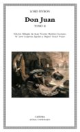 DON JUAN (TOMO II) (CANTOS VI-VIII) (ED. BILINGE INGLES-ESPAOL) de GEORGE GORDON BYRON, BARON 
