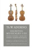 ESCRITOS MUSICALES I-III(OBRA COMPLETA, 16) de ADORNO, THEODOR W. 