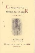 CUATRO NOTAS SOBRE ALTHUSSER (XX PREMIO INTERNACIONAL DE CUENTO 2006) di RETANA, JUAN 