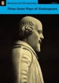 THREE GREAT PLAYS OF SHAKESPEARE BOOK/CD-ROM PACK di VV.AA. 