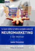 LO QUE NADIE TE HABIA CONTADO SOBRE EL NEUROMARKETING Y LAS MARCA S di GONZALEZ, ISABEL 