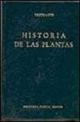 HISTORIA DE LAS PLANTAS de TEOFRASTO 