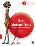MATEMATICAS 3 ESO ACADEMICO BACHILLERATO ED 2015 di VV.AA. 