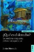 QUE ES EL DERECHO?: LA MODERNA RESPUESTA DEL REALISMO JURIDICO ( 2 ED.) de HERVADA, JAVIER 
