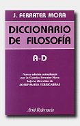 A-D: DICCIONARIO DE FILOSOFIA (VOL. 1) de FERRATER MORA, JOSE 