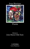 MANRIQUE: POESIA (15 ED.) de MANRIQUE, JORGE 
