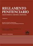 REGLAMENTO PENITENCIARIO: ANALISIS SISTEMATICO, COMENTARIOS, JURI SPRUDENCIA (2 ED.) de RODRIGUEZ RAMIREZ, VICENTE 