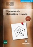 ELEMENTOS DE MATEMATICA DISCRETA (3 ED.) de BUJALANCE, EMILIO 