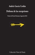 DEFENSA DE LAS EXCEPCIONES de GARCIA CERDAN, ANDRES 