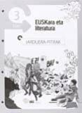 Portada de EKI DBH 3. Euskara eta Literatura 3. Jarduera Fitxak