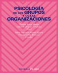 PSICOLOGIA DE LOS GRUPOS DE LAS ORGANIZACIONES de ZARCO MARTIN, VICTORIA 