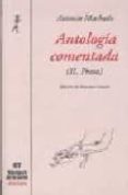 ANTOLOGIA COMENTADA (VOL. II): PROSA di MACHADO, ANTONIO 