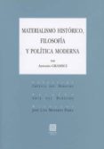MATERIALISMO HISTRICO, FILOSOFA Y POLTICA MODERNA de GRAMSCI, ANTONIO 
