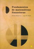 FUNDAMENTOS DE MATEMATICAS FINANCIERAS de NAVARRO, ELISEO  NAVE, JUAN M. 