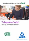TRABAJADOR/A SOCIAL DEL SERVICIO ANDALUZ DE SALUD. TEST DEL TEMARIO ESPECIFICO (3 ED.) de CLAVIJO GAMERO, ROCIO 