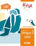 Portada de Llengua 3º Primaria- Sabers (Metode Activa) Comunidad Valenciana 2022