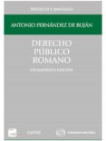 DERECHO PUBLICO ROMANO  (16 ED.) de FERNANDEZ DE BUJAN, ANTONIO 