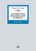 ELEMENTOS DE DERECHO PUBLICO (10 ED.) de ESCUIN PALOP, VICENTE 