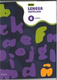 Portada de Cuaderno de Lengua castellana 6 Primaria - Reptes