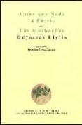 ANTES QUE NADA LA POESIA; LAS MUCHACHAS de ELYTIS, ODYSSEAS 