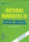 METODOS NUMERICOS III de VAZQUEZ ESPI, CARLOS 