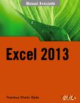 EXCEL 2013 (MANUAL AVANZADO) de CHARTE, FRANCISCO 