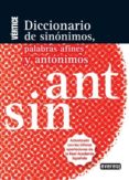 DICCIONARIO VERTICE DE SINONIMOS, PALABRAS AFINES Y ANTONIMOS di GUTIERREZ, CARMEN 