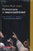 DEMOCRACIA Y RESPONSABILIDAD de NAIR, SAMI 