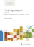TCNICA PROBATORIA 4 ED. di MUOZ SABATE, LLUIS 