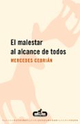 EL MALESTAR AL ALCANCE DE TODOS di CEBRIAN, MERCEDES 