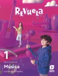 Portada de Música 1º ESO Proyecto Revuela Madrid Ed 2022