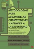 METODOLOGIAS PARA DESARROLLAR COMPETENCIAS Y ATENDER A LA DIVERSI DAD: GUIA PARA EL CAMBIO METODOLOGICO Y EJEMPLOS DESDE INFANTIL HASTA LA UNIVERSIDAD (INCLUYE CD) de COLOMA OLMOS, AURELIO MIGUEL  JIMENEZ RODRIGUEZ, MIGUEL ANGEL  SAEZ LAHEZ, ANTONIO MANUEL 