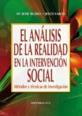 EL ANALISIS DE LA REALIDAD EN LA INTERVENCION SOCIAL:  METODOS Y TECNICAS DE INVESTIGACION (4 ED.) (CAMPUS, N 9) di VARAS, JESUS 
