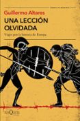 UNA LECCIN OLVIDADA di ALTARES, GUILLERMO 