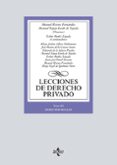 LECCIONES DE DERECHO PRIVADO (TOMO III): DERECHOS REALES de RIVERA FERNANDEZ, MANUEL 