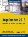 ARQUIMEDES 2016 de FUENTES RUIZ, ALVARO DE 