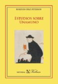 ESTUDIOS SOBRE UNAMUNO di DIAZ PETERSON, ROSENDO 