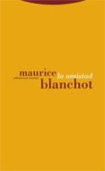 LA AMISTAD de BLANCHOT, MAURICE 