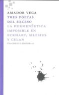 TRES POETAS DEL EXCESO: LA HERMENEUTICA IMPOSIBLE EN ECKHART, SIL ESIUS Y CELAN de VEGA, AMADOR 