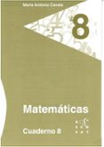 Portada de Matemáticas. Cuaderno 8