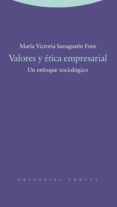 VALORES Y ETICA EMPRESARIAL: UN ENFOQUE SOCIOLOGICO de SANAGUSTIN FONS, MARIA VICTORIA 