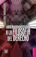 INTRODUCCION A LA FILOSOFIA DEL DERECHO de RADBRUCH, GUSTAV 