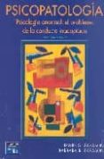 PSICOPATOLOGIA (11 ED.) di SARASON, IRWIN G.  SARASON, BARBARA R. 